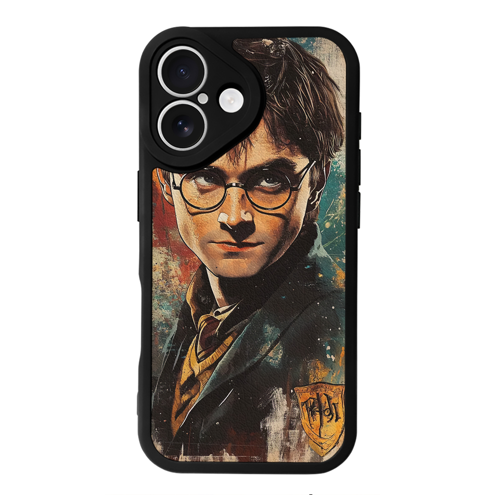 （画像用） Harry Potter ハリー・ポッターシリーズ 【iPhone 16シリーズ対応】シリコンスマホケース（レザー調） 材質：シリコン
